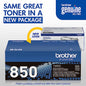 Brother TN850 Genuine Brother Brand Toner TN-850 NT
