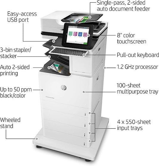 HP Color LaserJet Enterprise Flow MFP M681z J8A13A   4th