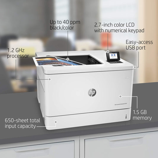 HP Color LaserJet Enterprise M751DN Wide Format 11 X 17 Printer T3U44A PLUS Xtra Tray T3v27a