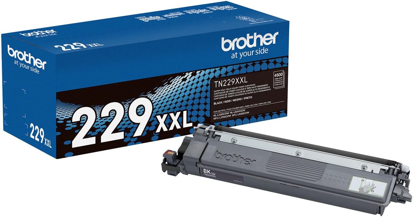 TN 229XLBK Genuine Brother TN229XXL  Xtra High Yield Black Toner  MFC-L3720CDW MFC-L3765CDW MFC-L3780CDW -NB