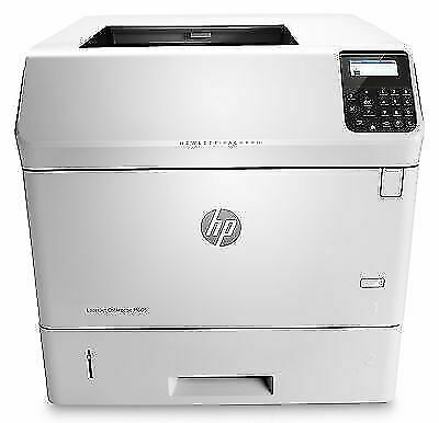 Lot of 5 HP M605dn LaserJet Enterprise Laser Printer - White  E6B70A