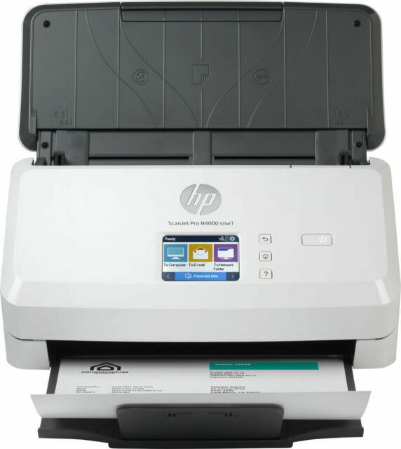 HP Scanjet Pro N4000 Sheetfeed Scanner - White